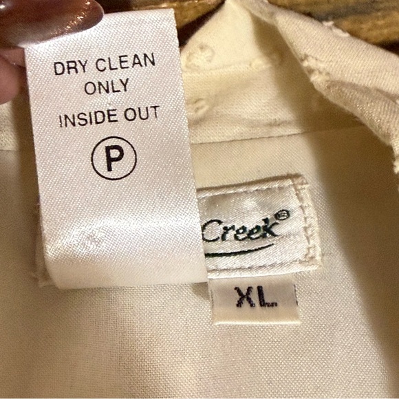 Vintage Coldwater Creek PXL Boho Floral Lace Embroidered Jacket Blazer Cowgirl - Picture 4 of 7